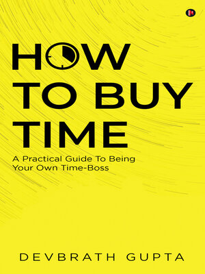 cover image of How To Buy Time